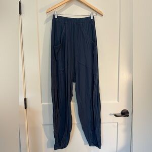 Free People Navy Blue Track Pants Joggers